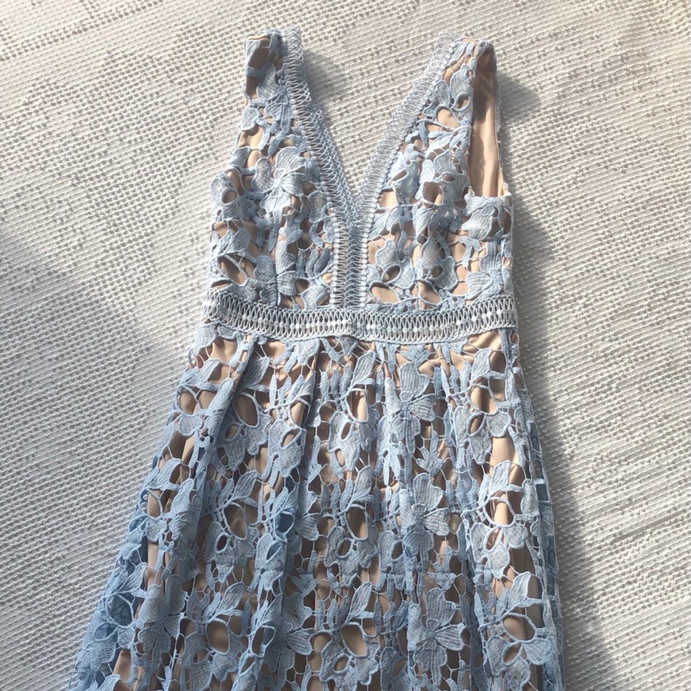 Stunning Blue Lace Dress